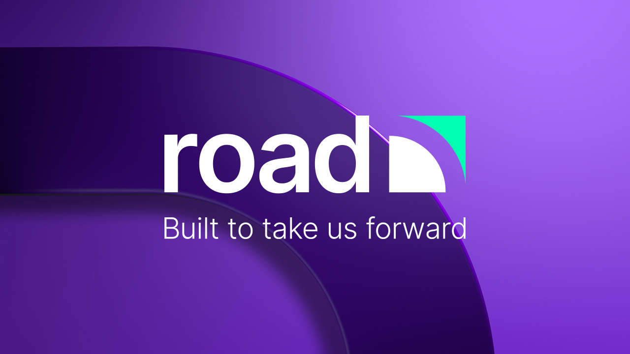 Road logo, Entwickelt, um uns voranzubringen